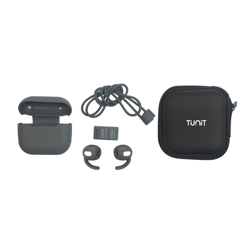 TUNIT Cover AirPods Apple 3a Generazione in Silicone - Grey