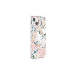 Kate Spade New York Protective Hardshell Case for iPhone 13 - Multi Floral/Rose/Pacific Green/Clear/Cream with Stones