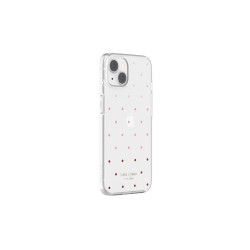 Kate Spade New York Protective Hardshell Case for iPhone 13 - Pin Dot Ombre/Pink/Clear