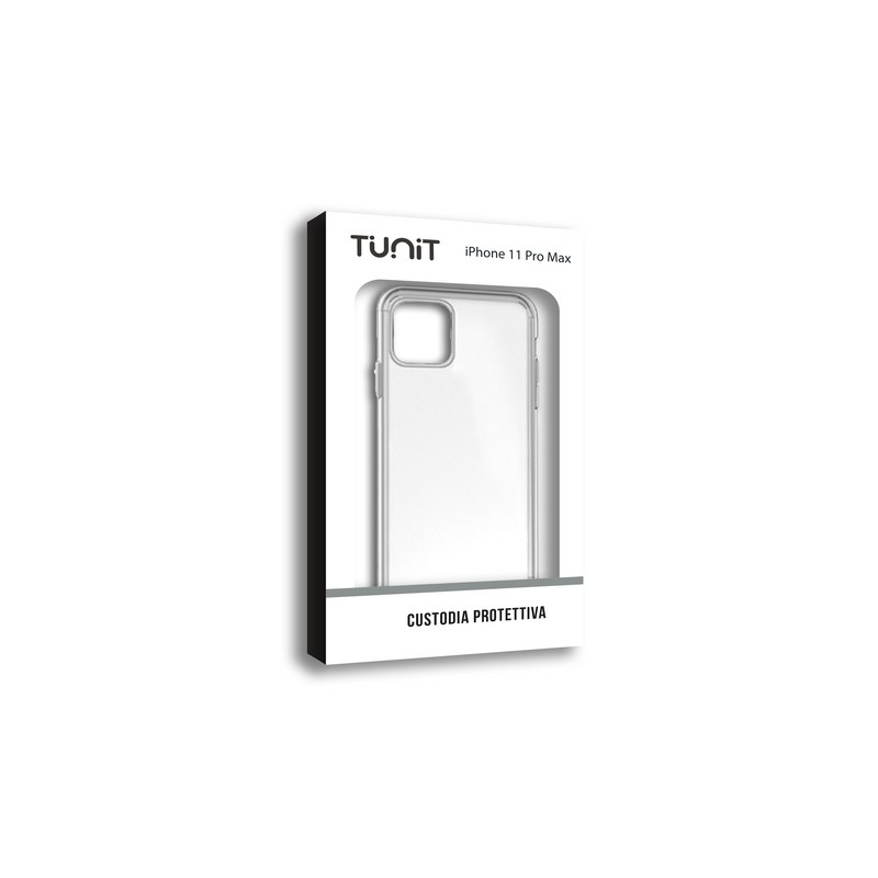 TUNIT CUSTODIA IN POLICARBONATO PER IPHONE 11 PRO MAX - TRASPARENTE