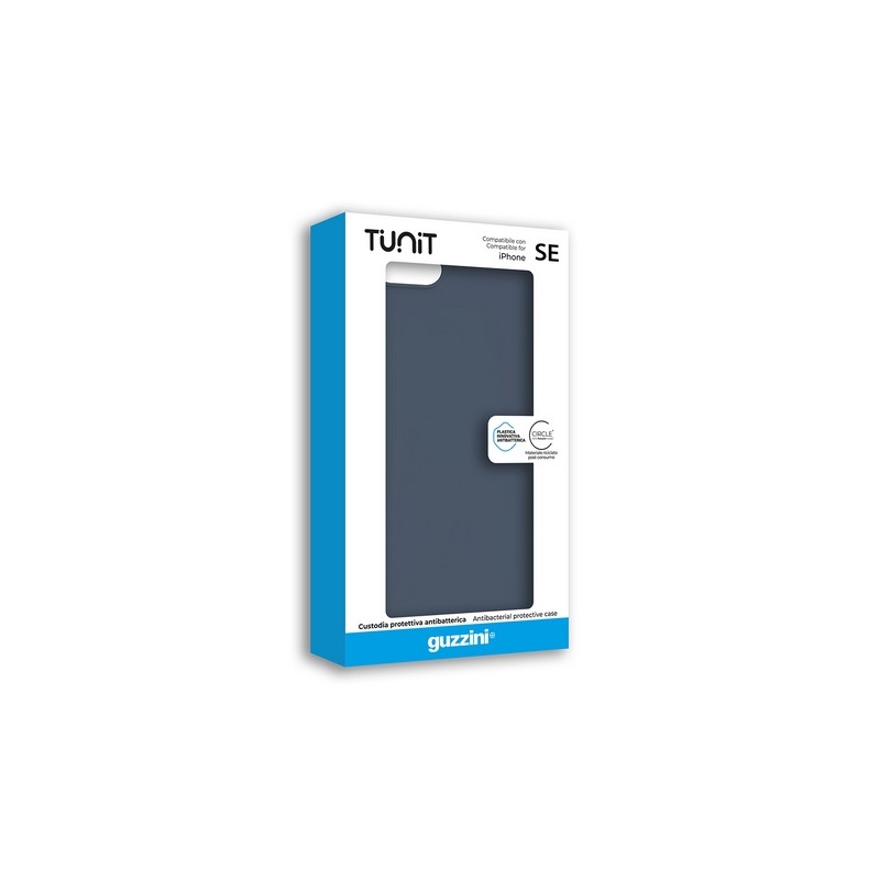 Tunit Guzzini - Cover iPhone SE\\ Custodia Protettiva Blu