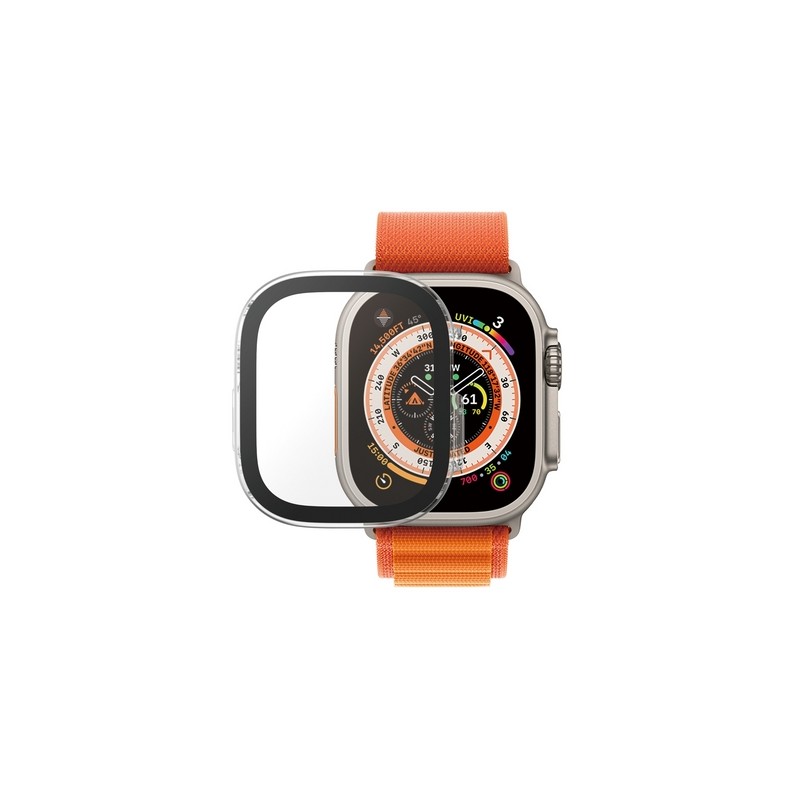 PanzerGlass PROTEZIONE ANTIURTO IN D3O PER APPLE WATCH Ultra 1&2 49MM TRASPARENTE