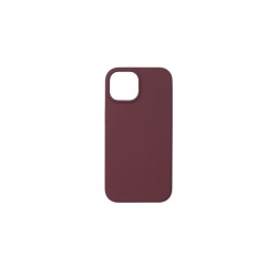 CUSTODIA IN SILICONE COMPATIBILE CON MAGSAFE PER IPHONE 15 - PLUM