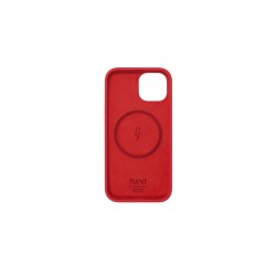 CUSTODIA IN SILICONE COMPATIBILE CON MAGSAFE PER IPHONE 15 - RED