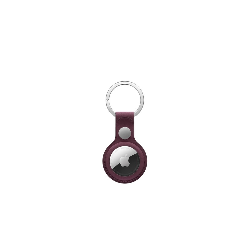 AIRTAG FINEWOVEN KEY RING - MULBERRY