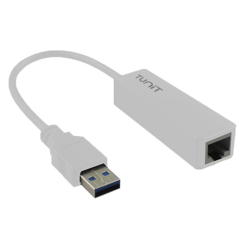 TUNIT Adattatore da USB 3.0 a Gigabit Ethernet (10/100/1000)