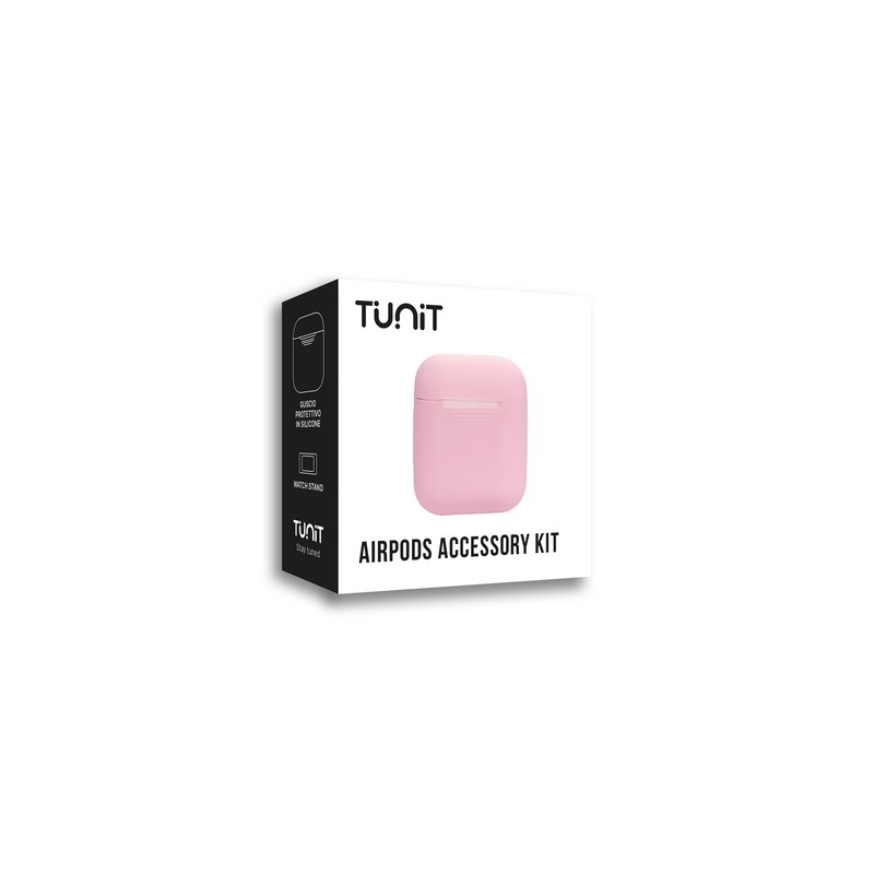 Cover AirPods Apple 1a e 2a Generazione in Silicone - Pink